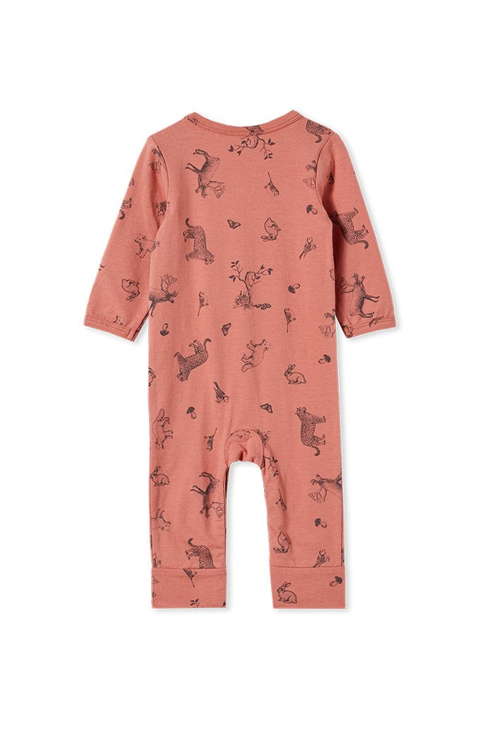 Brick Woodland Romper