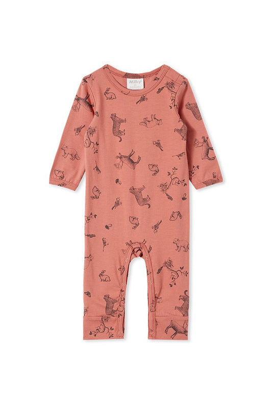 Brick Woodland Romper