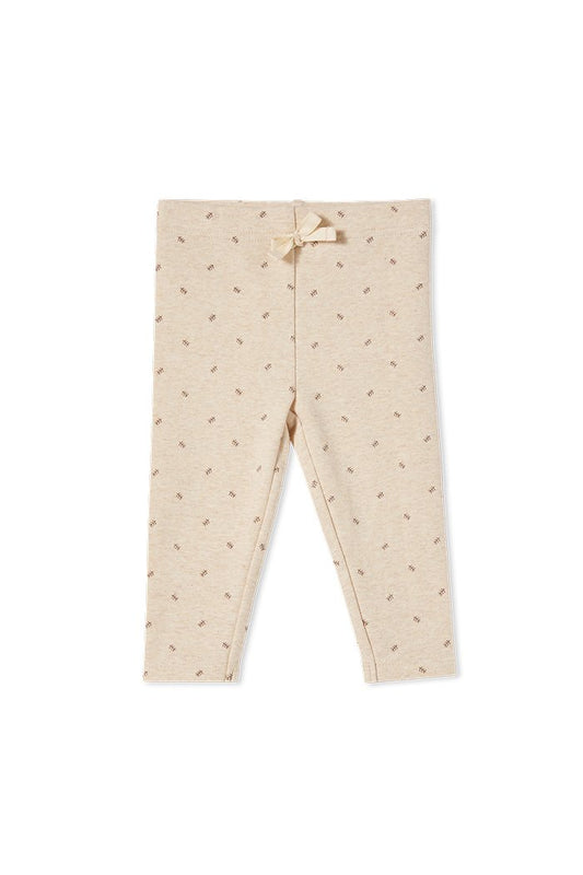 Natural Marle Rib Pants