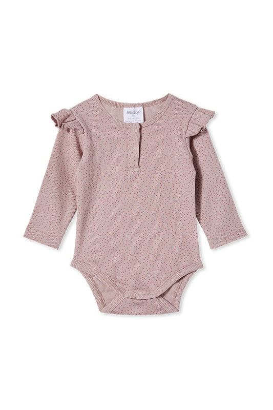 Dusty Lilac Rib Bubbysuit