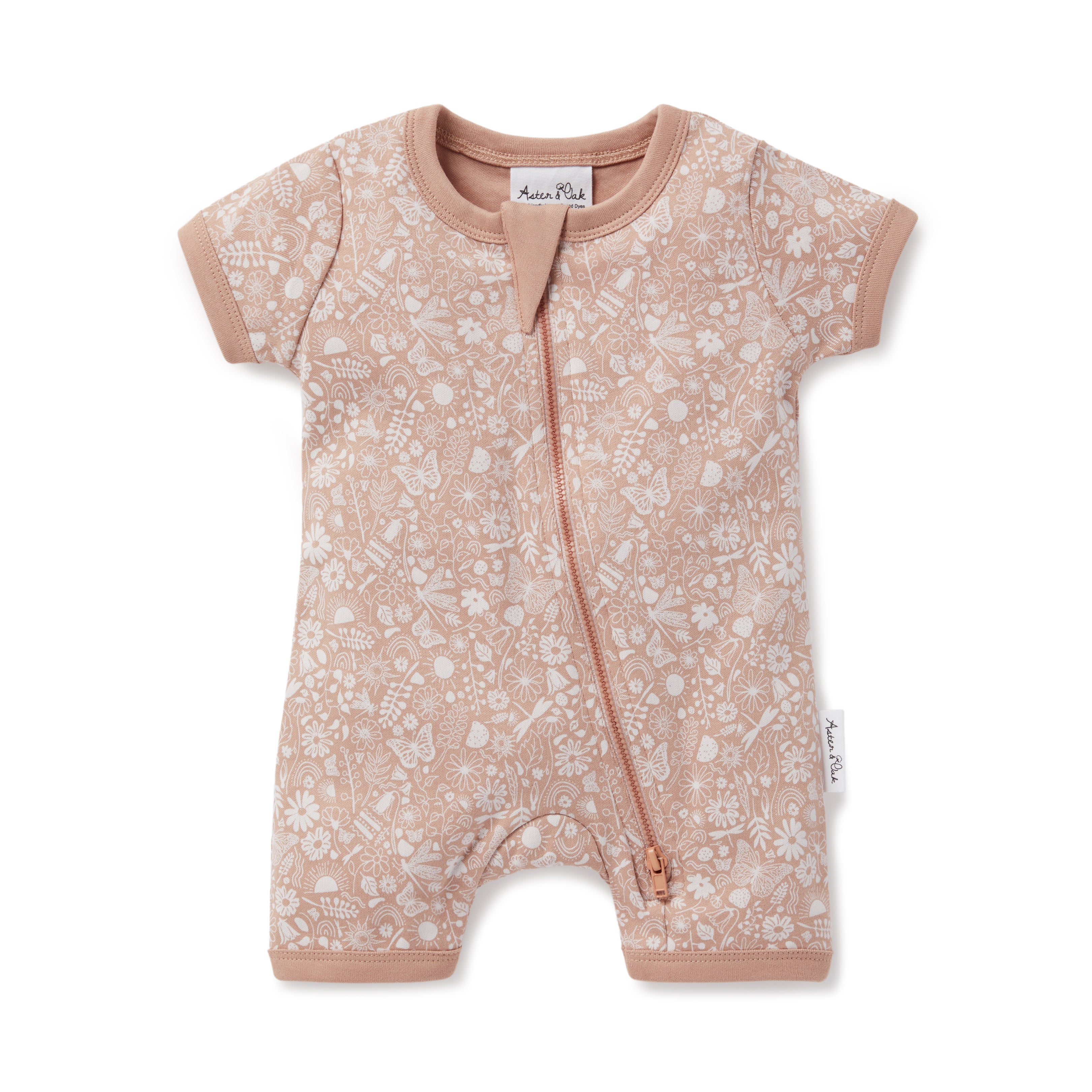 Ditzy Floral Zip Romper – Cute Creatures Boutique