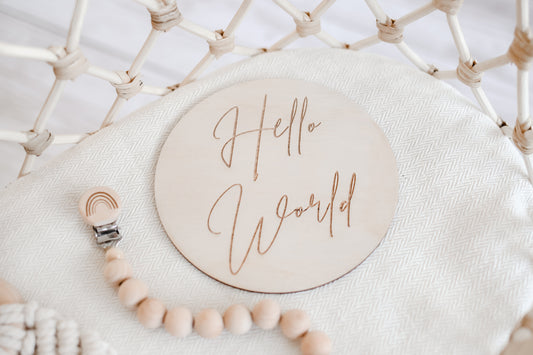 Hello World Single Announcement Disc - Classic