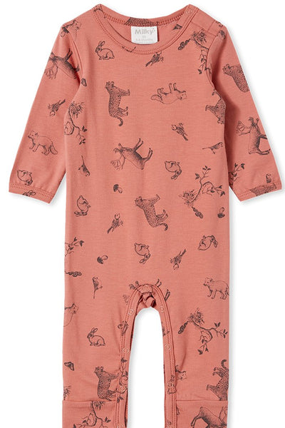 Brick Woodland Romper