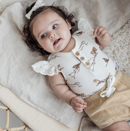 Bird Lace Onesie