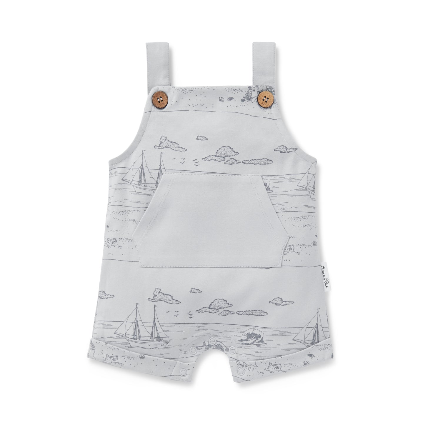 Beach Day Pocket Overalls