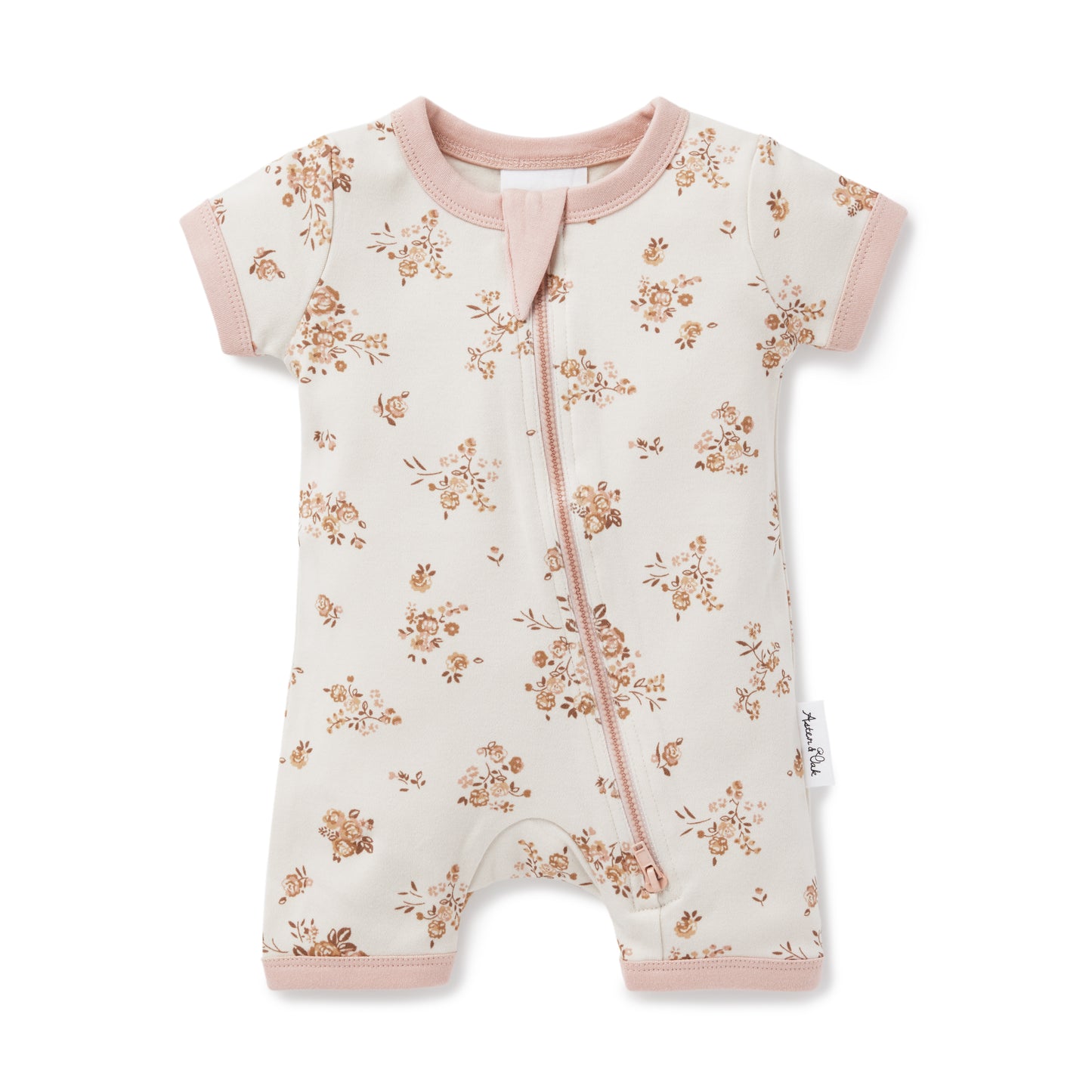 Posy Floral Zip Romper