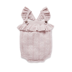 Violet Knit Romper