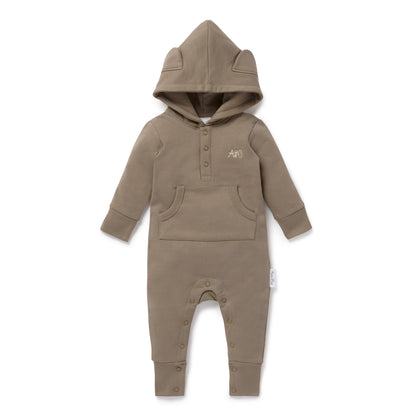 Organic Timber Bear Romper