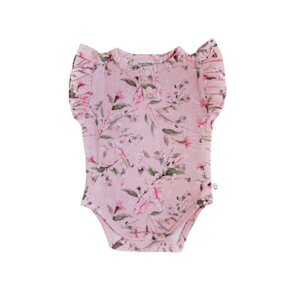 Pink Wattle Short Sleeve Bodysuit